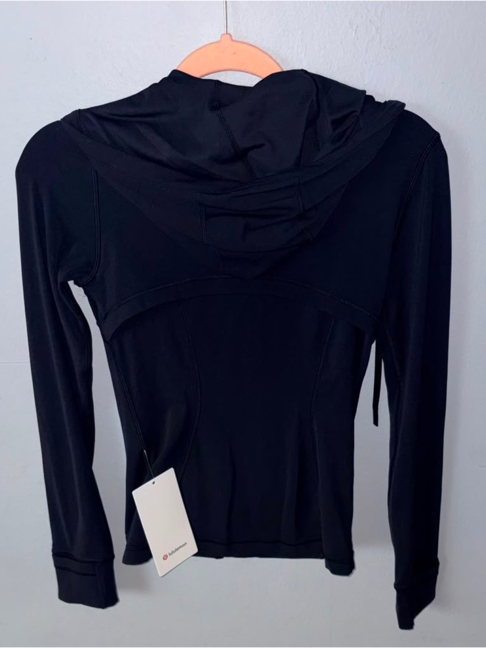 lululemon athletica Black Hooded Women's Top